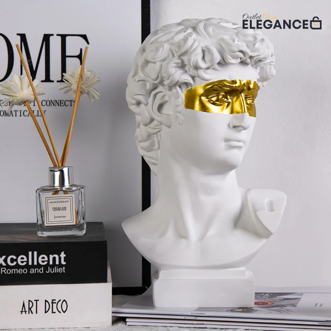 Escultura Cabeça de David Elegance-0173-OutletMup-OutletMup