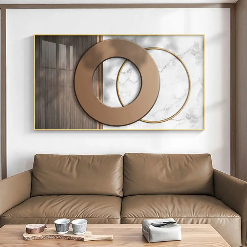 Pintura abstracta de cristal