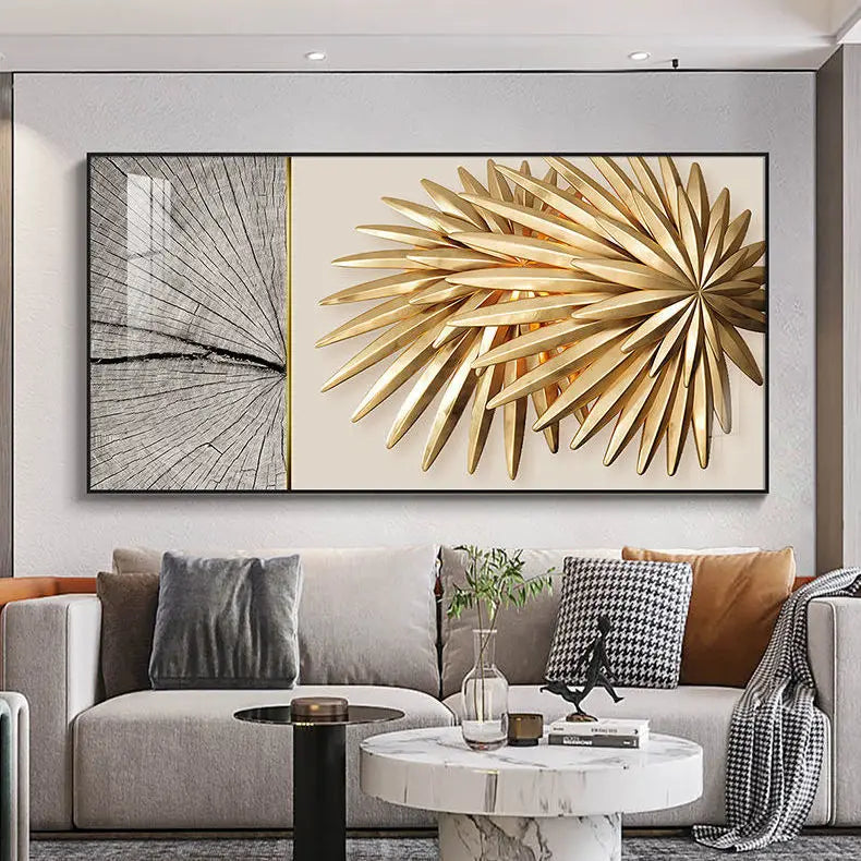 Pintura abstracta de cristal