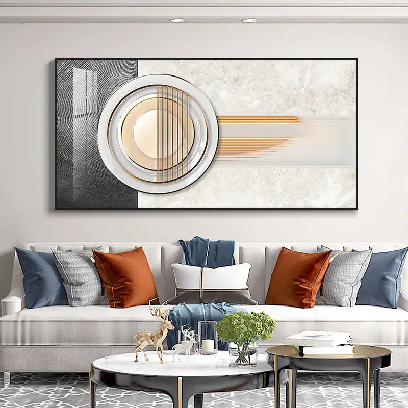 Pintura abstracta de cristal