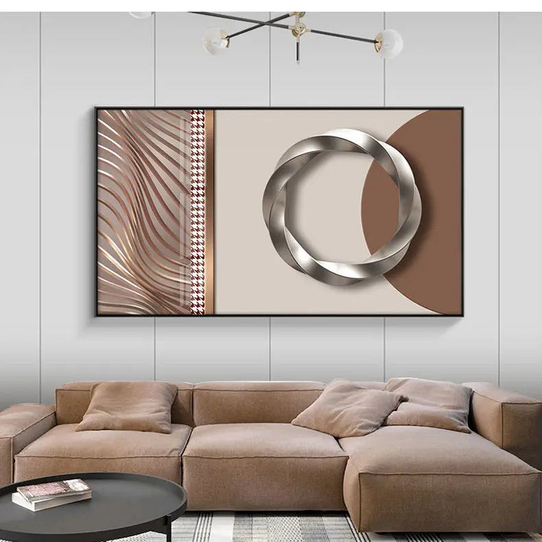 Pintura abstracta de cristal