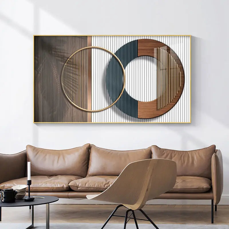 Pintura abstracta de cristal