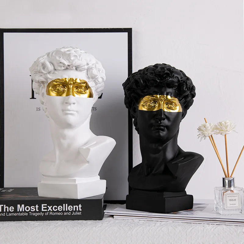 Escultura Cabeça de David Elegance-0173-OutletMup-OutletMup