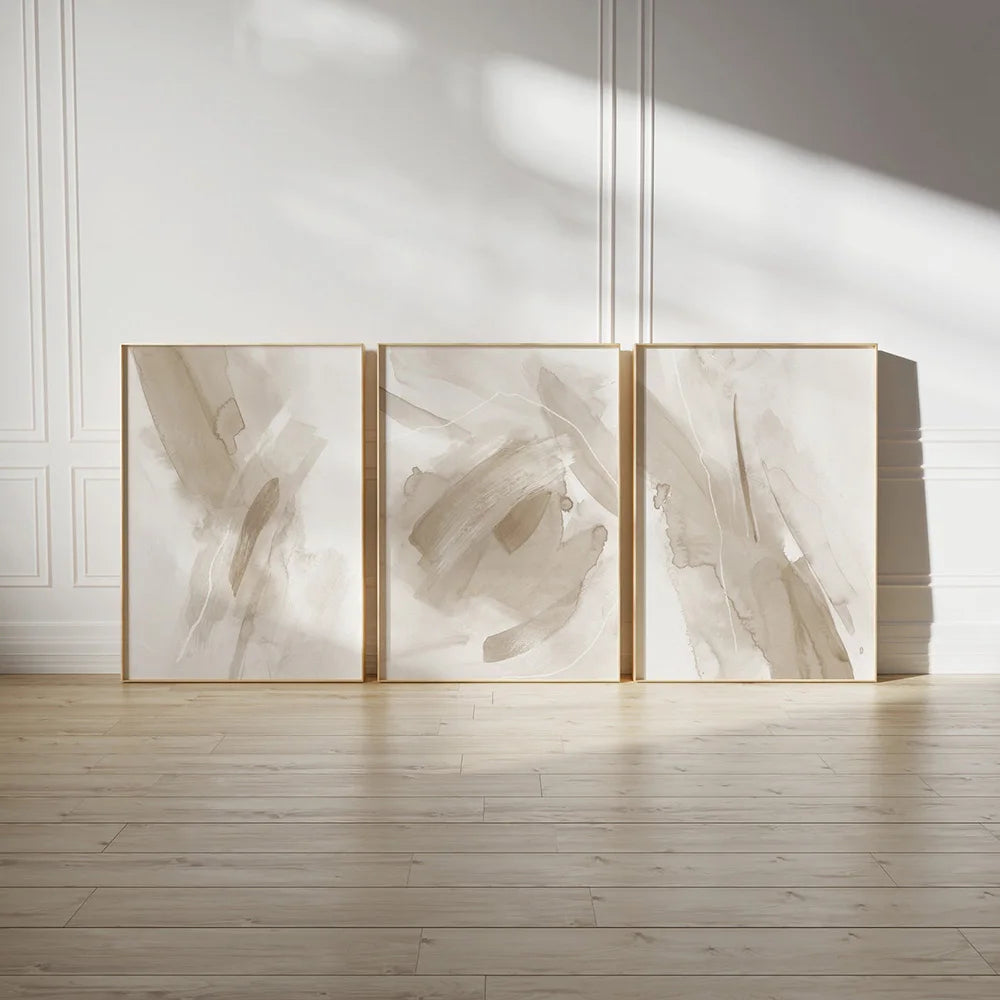 Abstract Paintings Neutral Tones