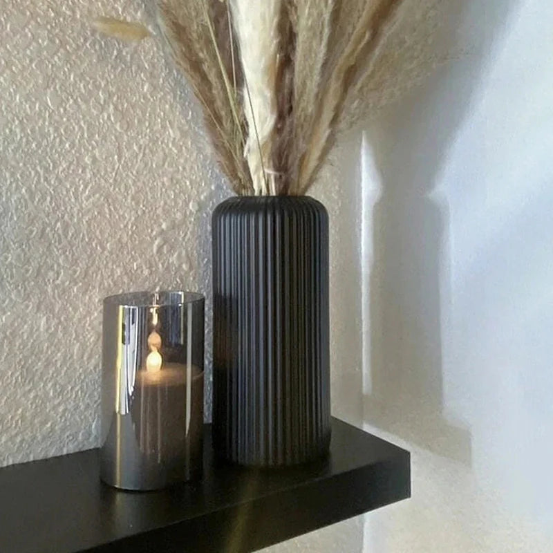 Vaso Decorativo com Acabamento Cerâmico Elegance-0199-OutletMup-OutletMup