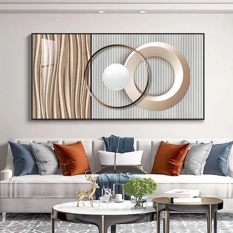 Pintura abstracta de cristal