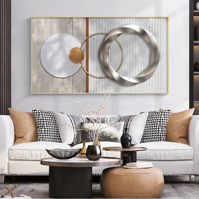Pintura abstracta de cristal