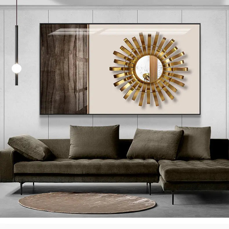 Pintura abstracta de cristal