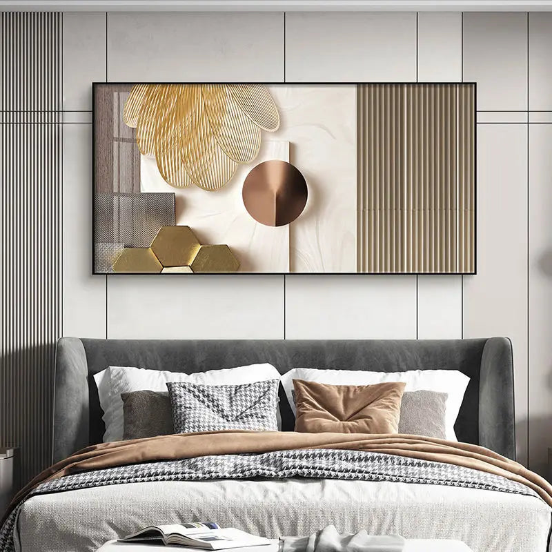 Pintura abstracta de cristal