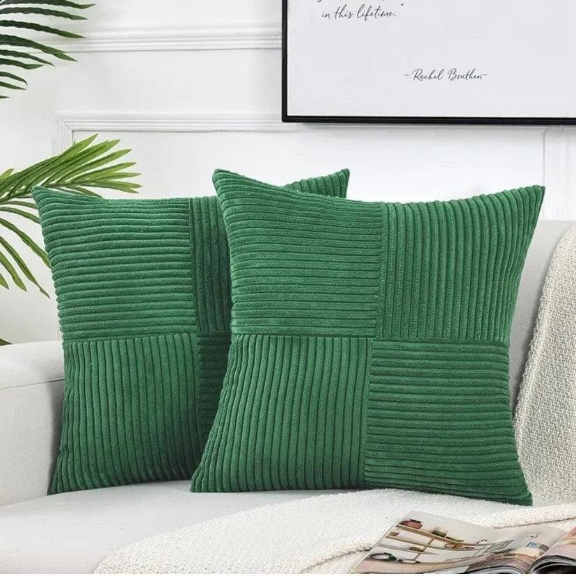 Conjunto 2 Capas de Almofada Macias e Elegantes Mup-0031-OutletMup-Verde-OutletMup