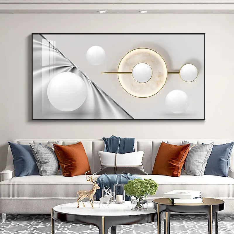 Pintura abstracta de cristal