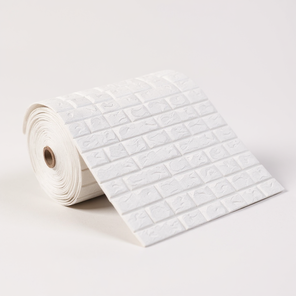 Papel pintado de ladrillo 3D autoadhesivo (rollo de 10 m) Mup