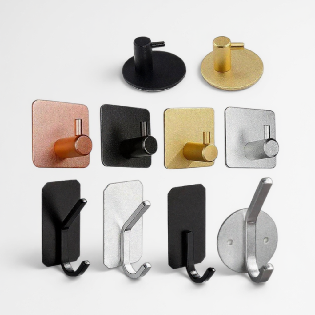 Gancho de pared adhesivo para toallas de mano