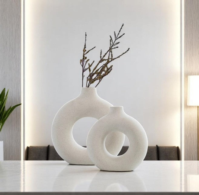 Hollow Ceramic Vase