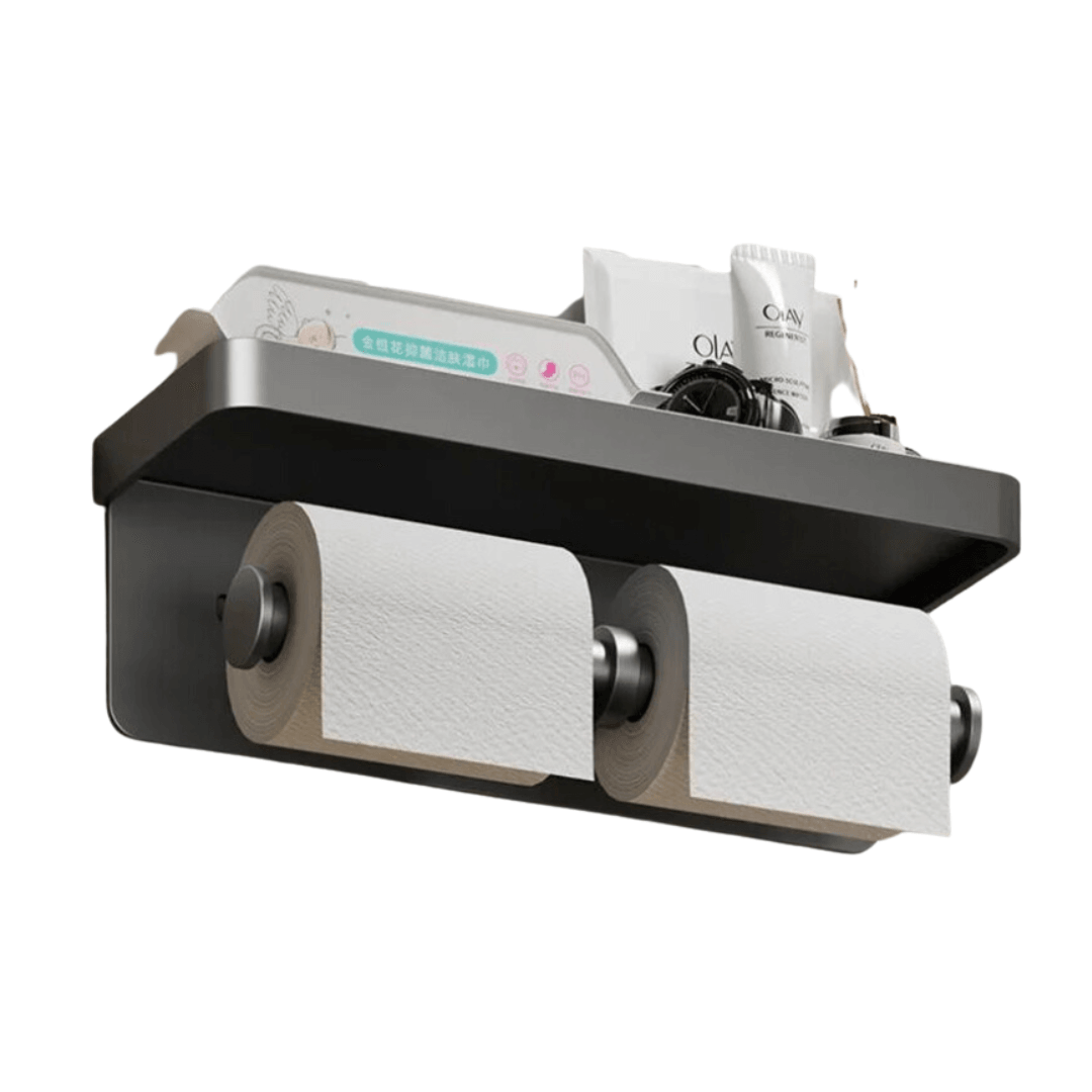 Suporte para Papel Higiênico em Liga de Alumínio Mup-0146-OutletMup-OutletMup